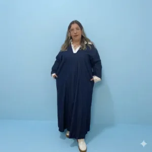 Vestido ganga BUBBLEE com camiseiro