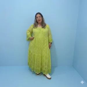 Vestido todo rendado