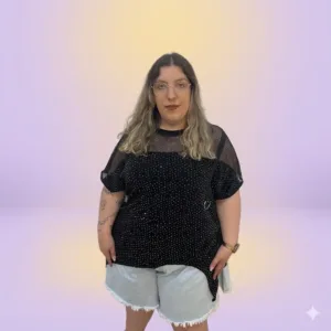 Camisola Fly com brilho
