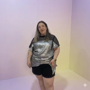 Túnica Prateada Fly